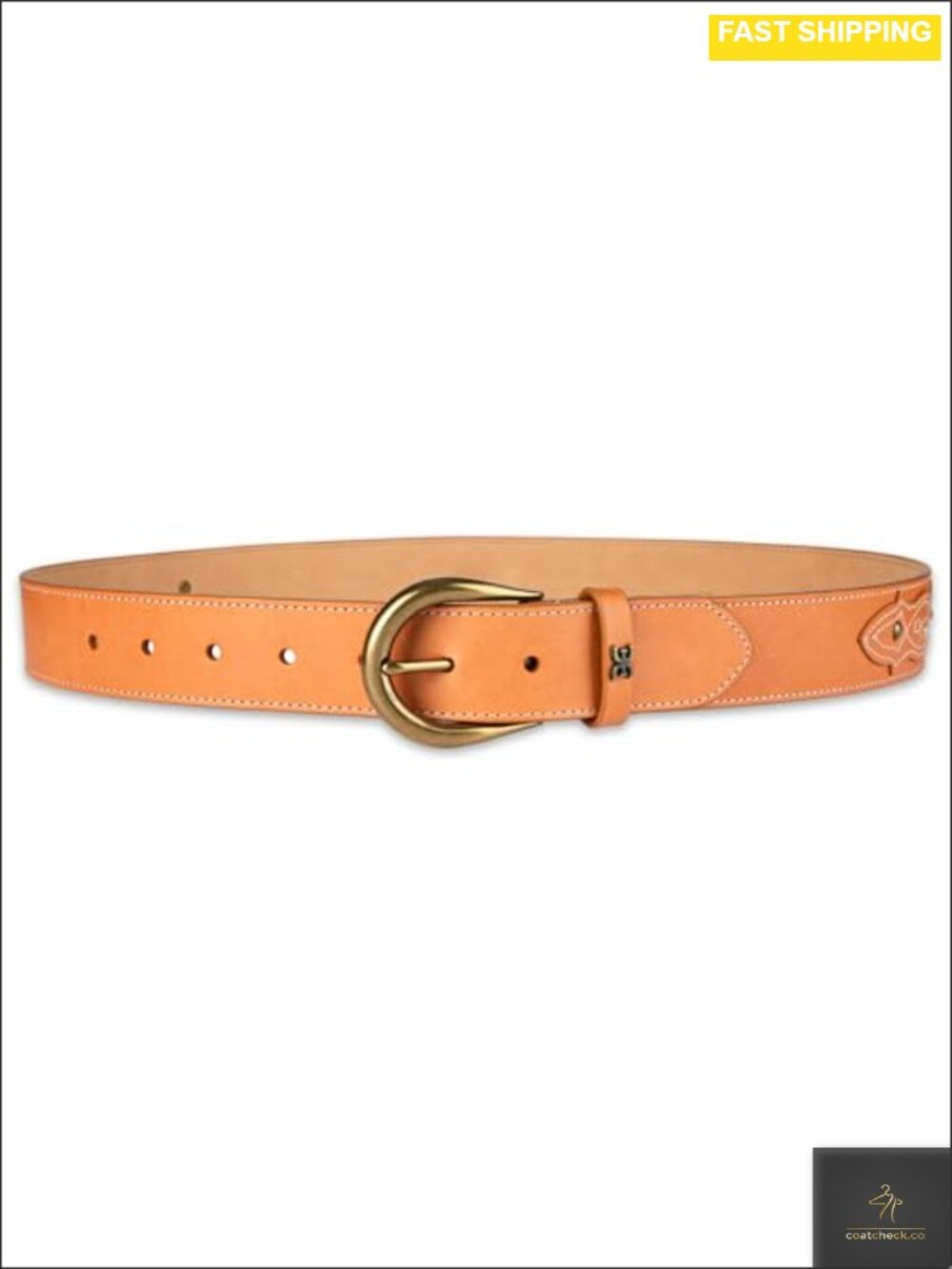 Western Embroidered Leather Belt for Jeans & Dresses